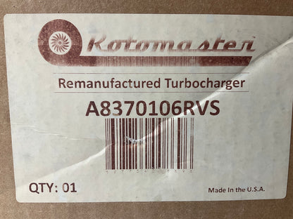 SOLD AS A CORE, Has Rust Rotomaster A8370106RVS Turbocharger Turbo 07-10 GM 6.6L