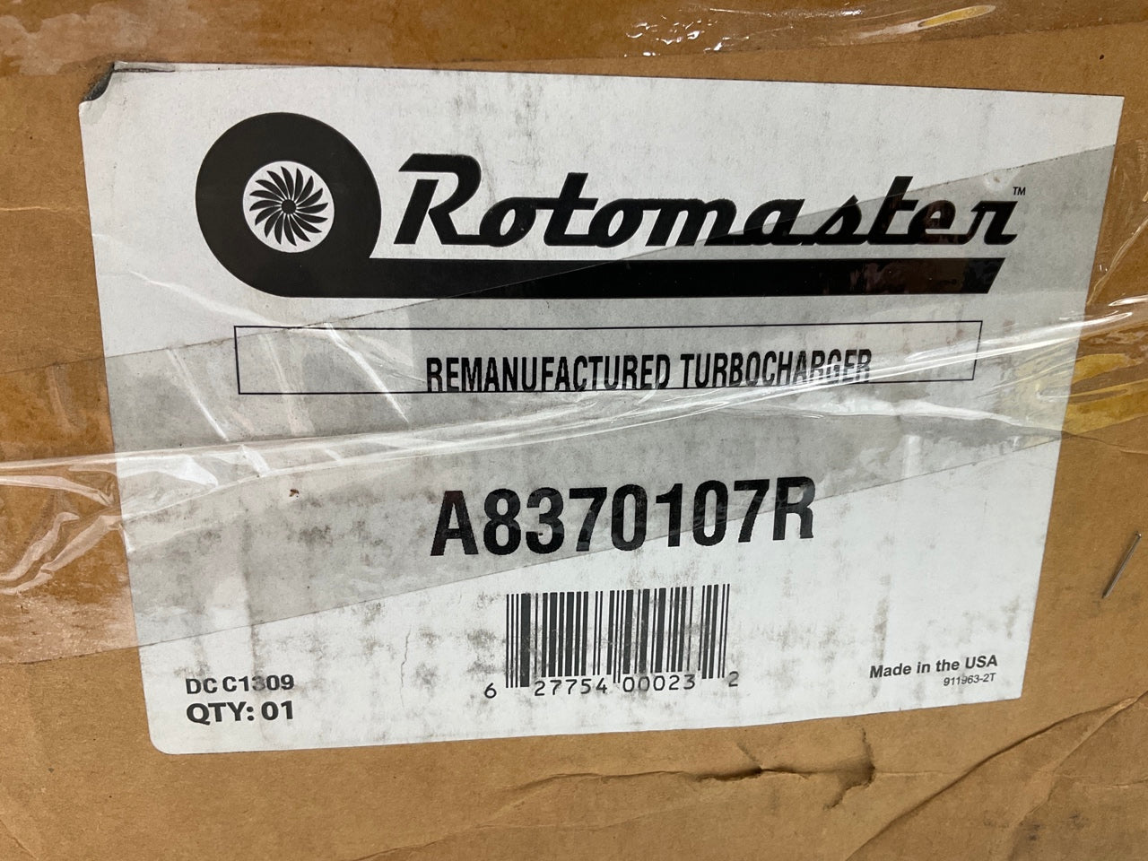REMAN Rotomaster A8370107R Turbocharger Turbo - 02-04 GM 6.6L DURAMAX DIESEL LB7