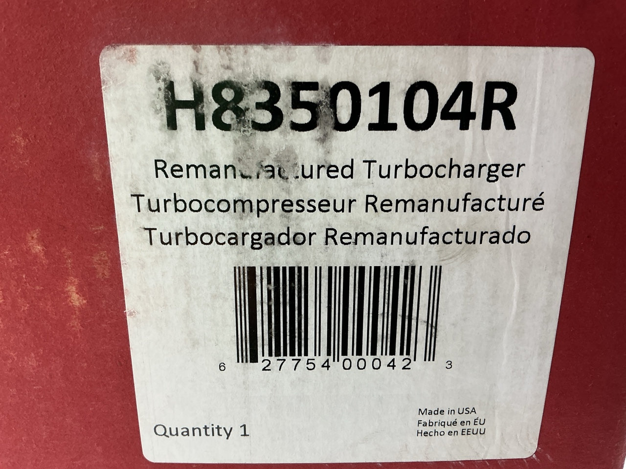 LIGHT RUST Rotomaster H8350104R Turbocharger For 95-98 Ram 2500 3500 A/T CUMMINS