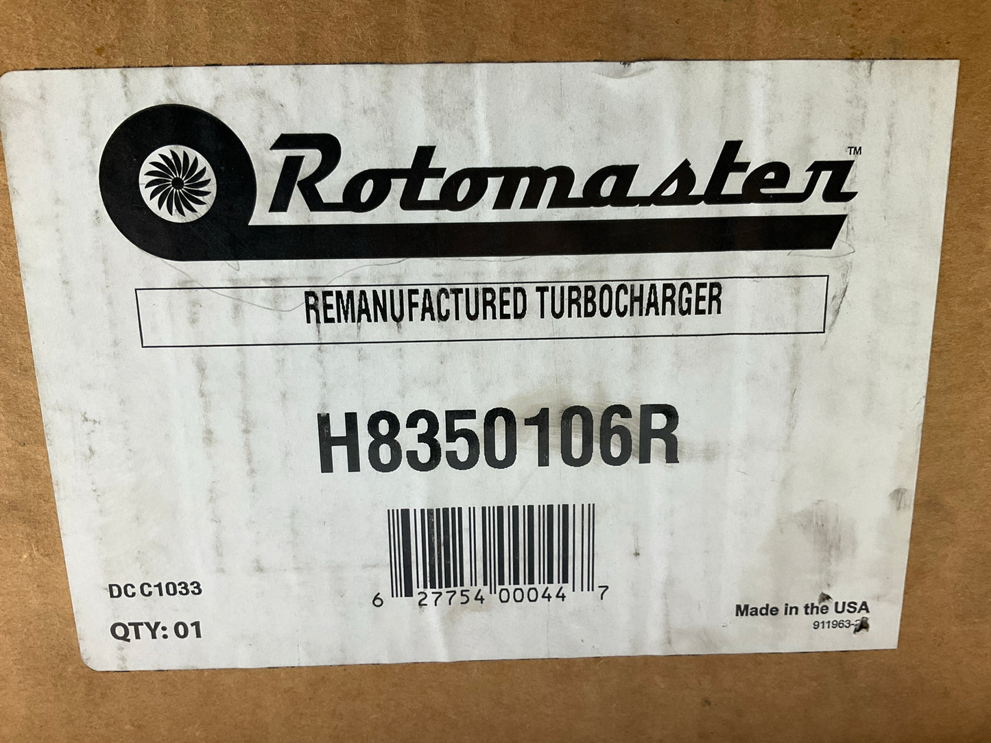 CORE - AS IS -  H8350106R Turbocharger Turbo For 98 Dodge Ram 2500 3500 CUMMINS