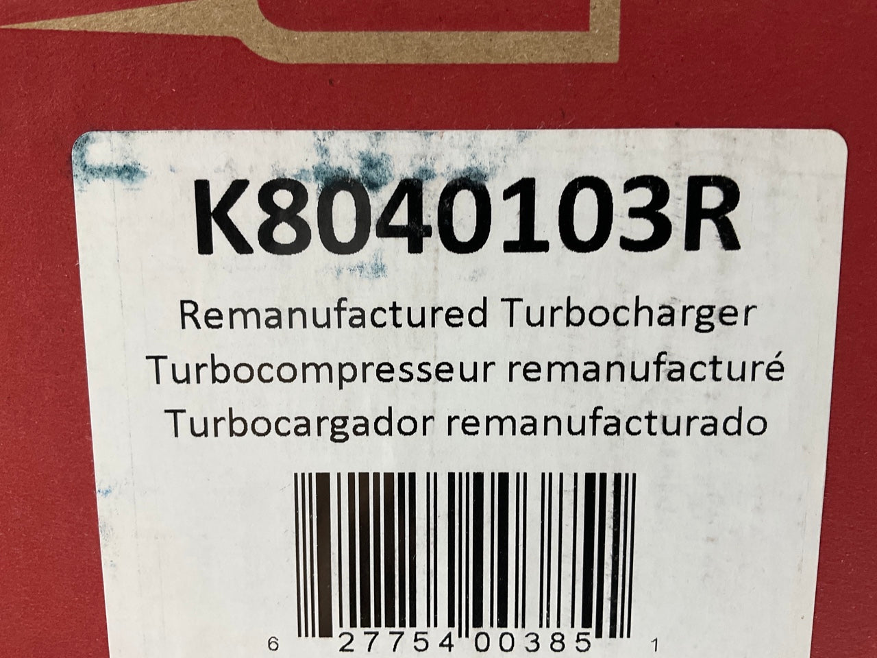 REMAN. Rotomaster K8040103R Turbocharger Turbo For 2007-2011 Mazda CX-7 2.3L-L4