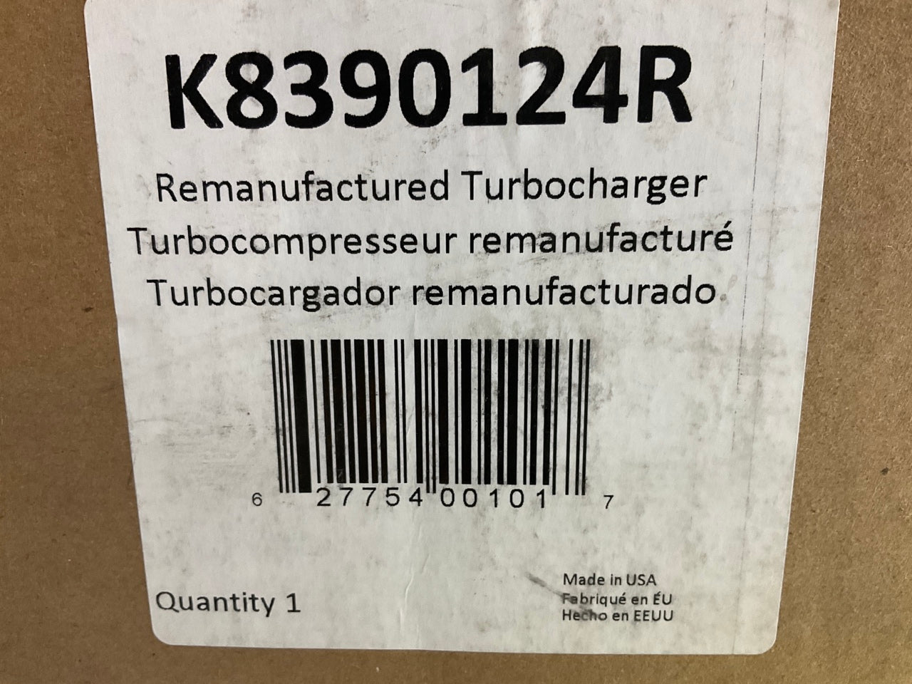 REMAN. Rotomaster K8390124R Turbocharger Turbo - 2004-2006 VW TDI 1.9L Diesel