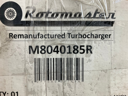 REMAN. Rotomaster M8040185R Turbocharger Turbo - 2003-2011 Saab 9-3, 10-11 9-3X