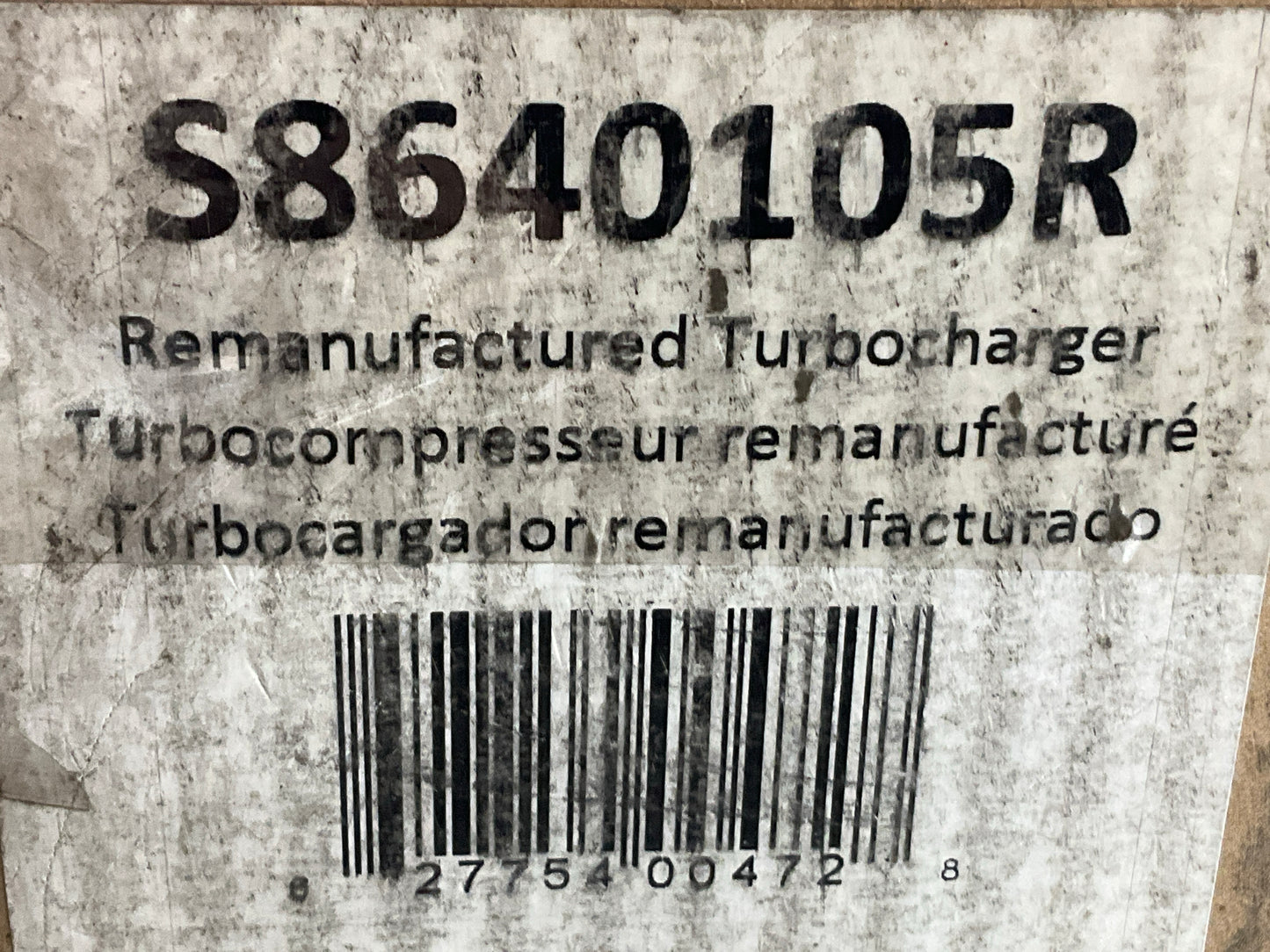 ROTOMASTER S8640105R High-Pressure Turbocharger Turbo - 08-10 Ford 6.4L SD