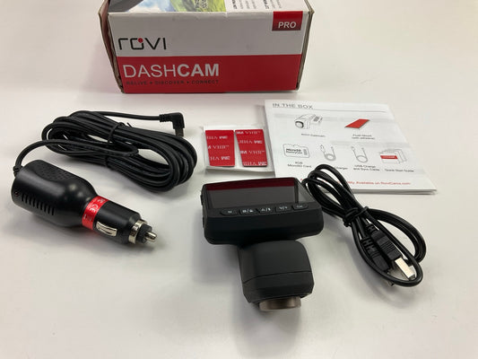 NIB - Rovi CL-3030 Flat Mount Dashcam Pro With WIFI And 8GB SD Card