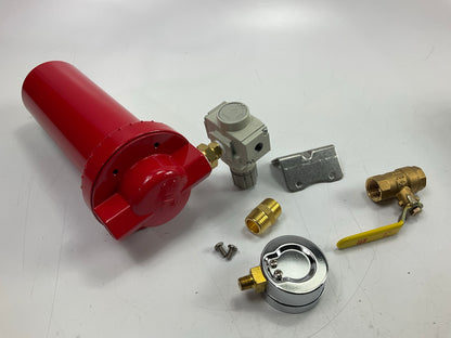 RTI 6950B Stealth 60 CFM Air Line Filter/Regulator, Made In USA
