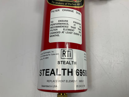 RTI 6950B Stealth 60 CFM Air Line Filter/Regulator, Made In USA