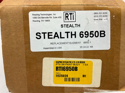 RTI 6950B Stealth 60 CFM Air Line Filter/Regulator, Made In USA