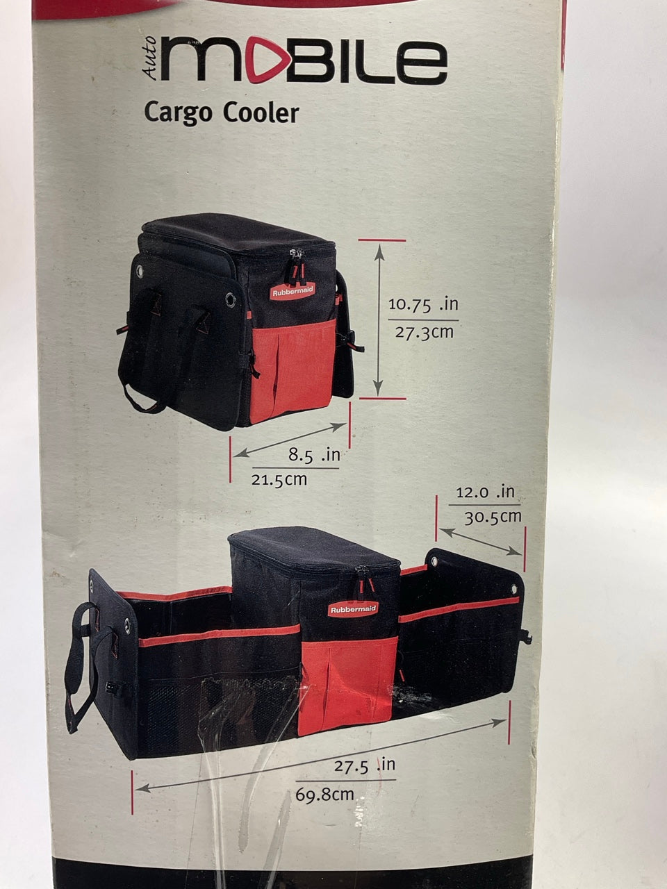 Rubbermaid 3321-20 Cargo Cooler Organizer - Black