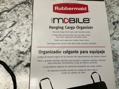 Rubbermaid Automotive Hanging Organizer: Back Seat Cargo Area/Car Trunk Storage