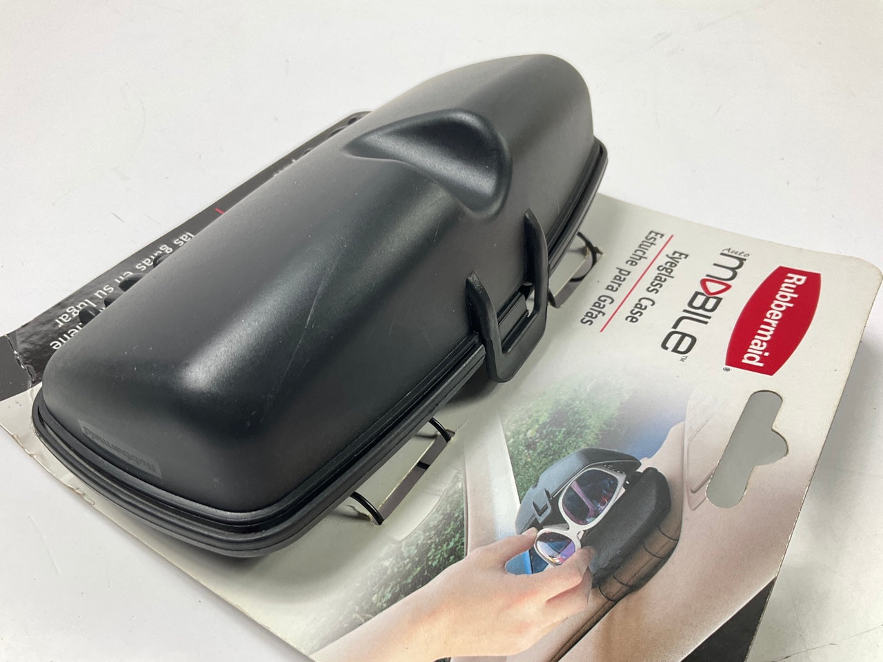 Rubbermaid 3341-20 Eyeglasses Sun Glasses Storage Box Holder, Clips On Sunvisor