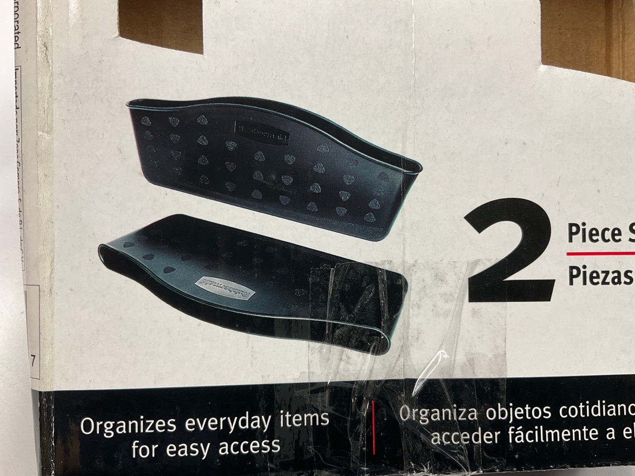 Rubbermaid 3354-00 Car Seat Wedge Plastic Storage Organizer Seat Gap Filler PAIR