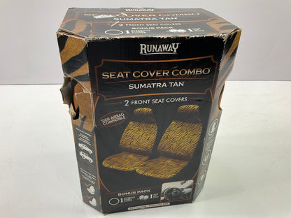 Runaway 67730 Tiger Stripe Pattern Universal Seat Covers, Does 2 Seats