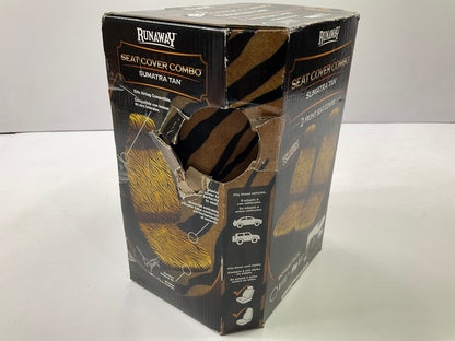 Runaway 67730 Tiger Stripe Pattern Universal Seat Covers, Does 2 Seats