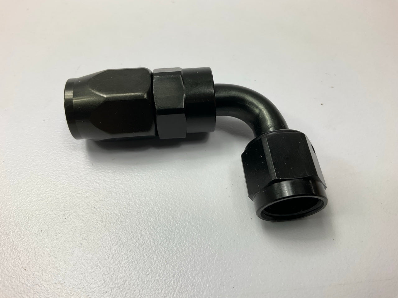Russell 610165 6AN ProClassic Swivel 90 Degree Hose End W/ Black Finish Fitting
