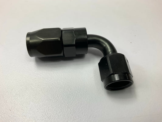 Russell 610165 6AN ProClassic Swivel 90 Degree Hose End W/ Black Finish Fitting