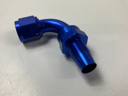 Russell 610180 Red / Blue Anodized Aluminum -10AN 90-Degree Hose End Fitting
