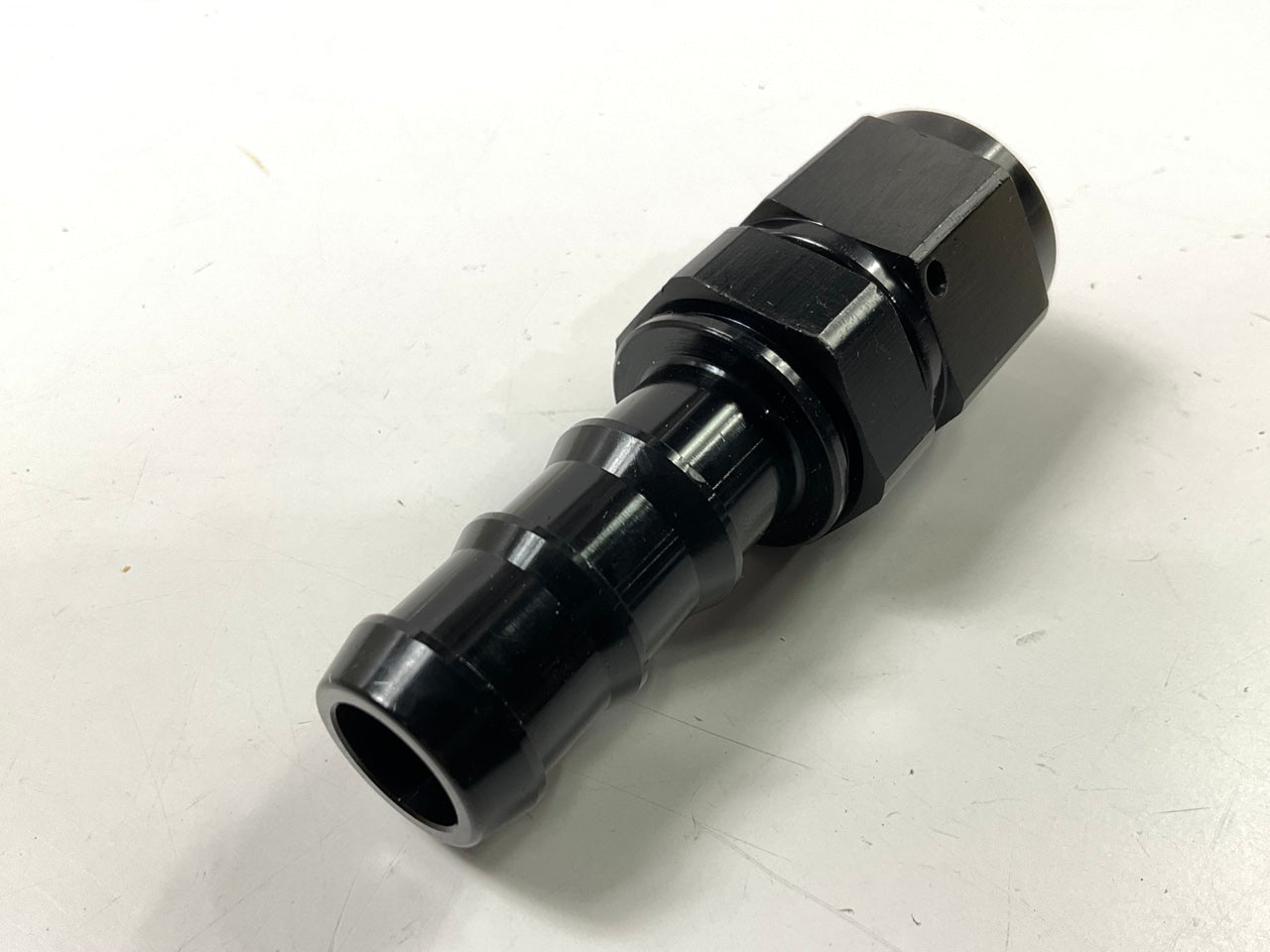 Russell 624033 Hose End Twist Lok Straight -10 Blk Anodized