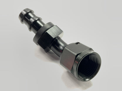Russell 624093 Black -8AN 45 Degree Twist-Lok Hose End