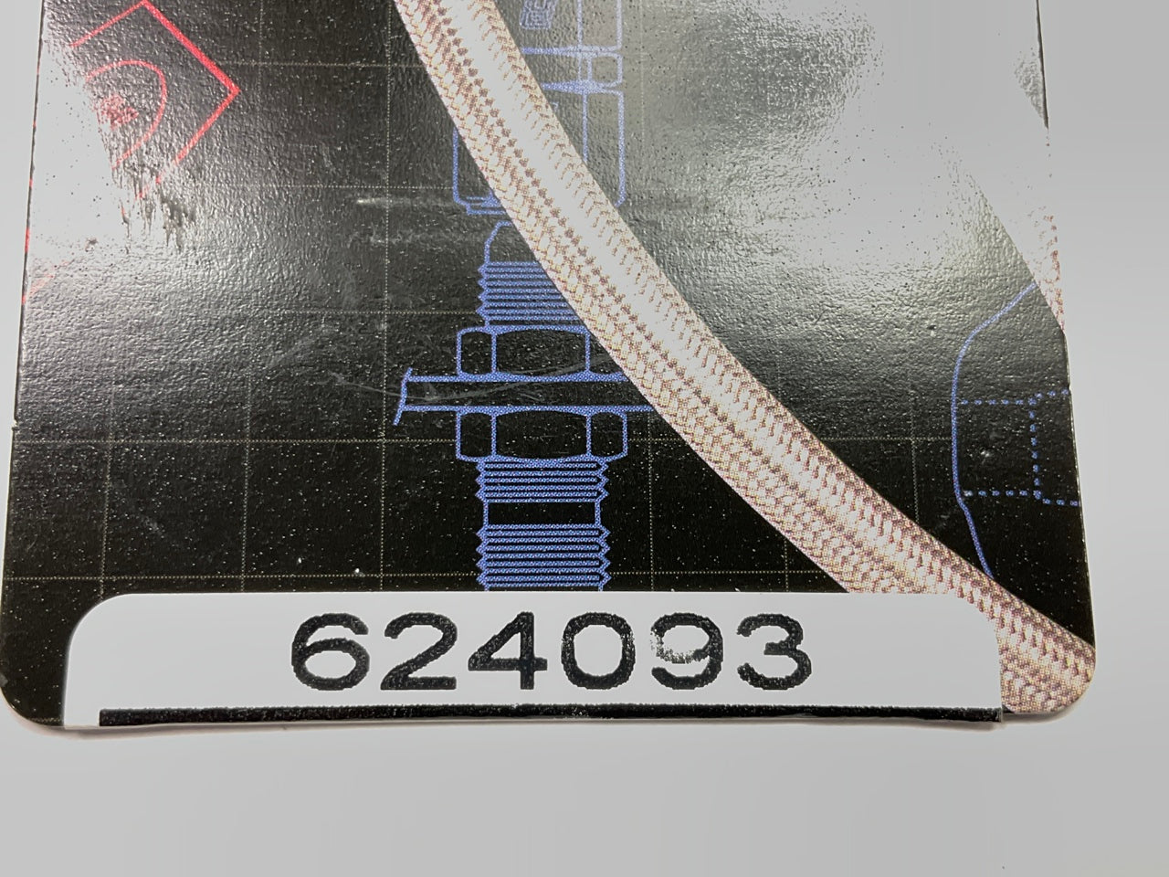 Russell 624093 Black -8AN 45 Degree Twist-Lok Hose End