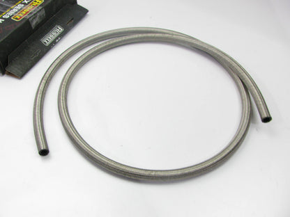 6 FEET - Russell 632110 Braided Stainless Steel -8 AN Hose
