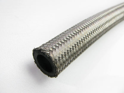 6 FEET - Russell 632110 Braided Stainless Steel -8 AN Hose