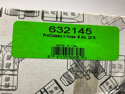 20 FEET Roll - Russell 632145 -8 AN ProClassic II Black Hose, 350 PSI