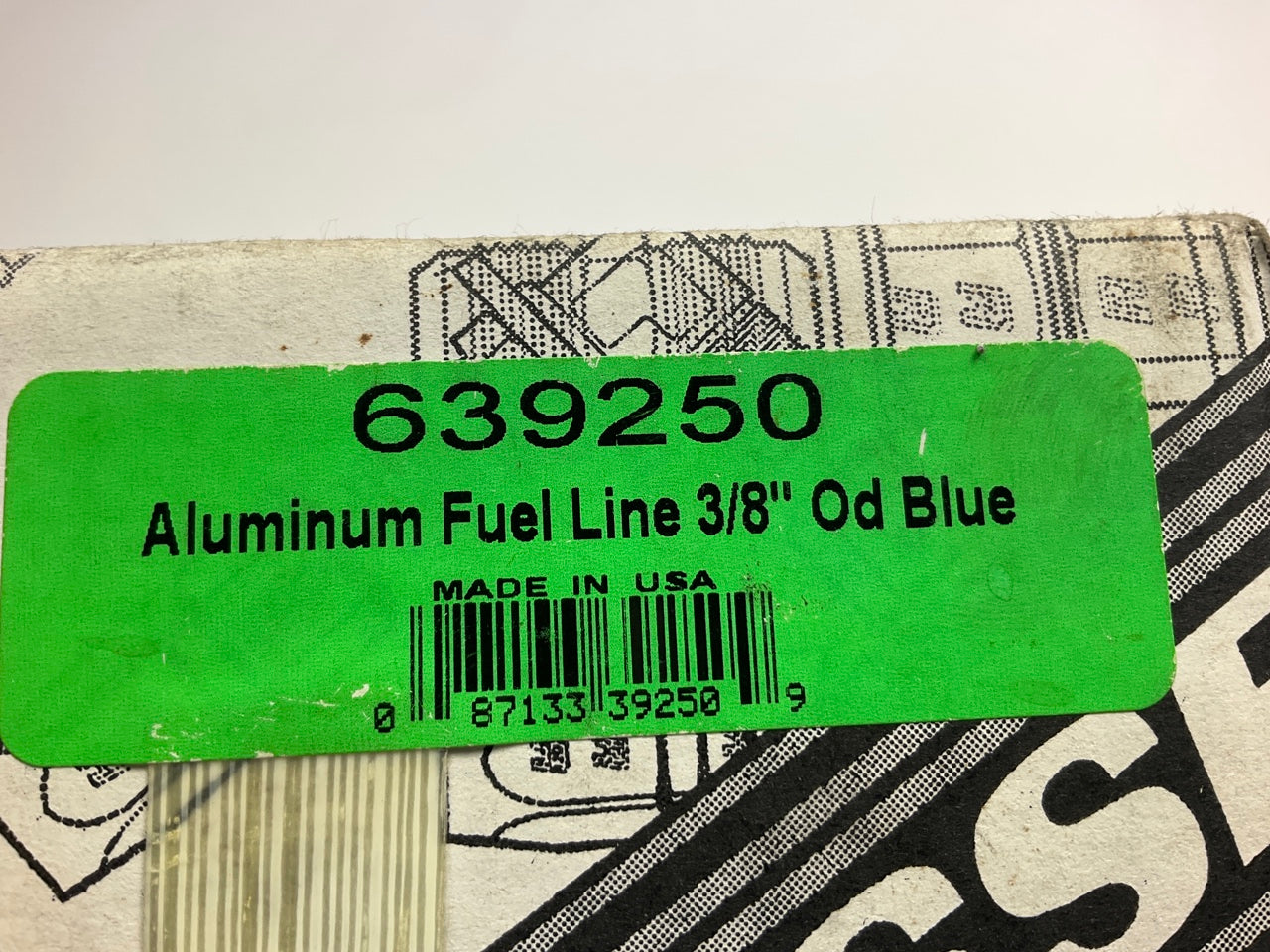 Russell 639250 Aluminum Fuel Line, 3/8 In. Tube Size, Blue, 25 Ft.