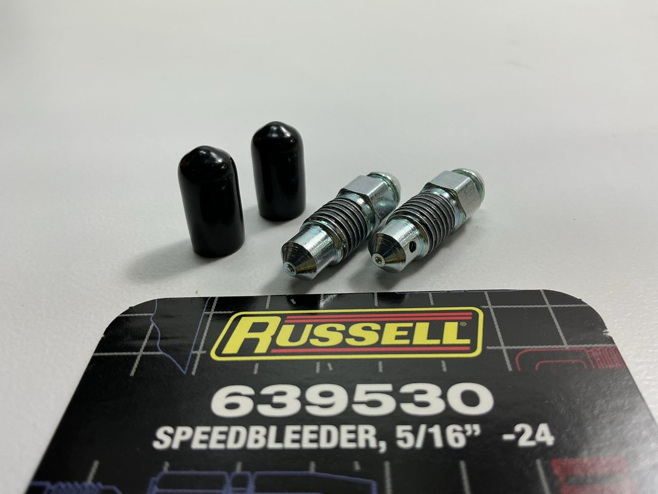 Russell 639530 Speed Bleeder 5/16-24 Thread 1'' Overall Length, 2 Pcs