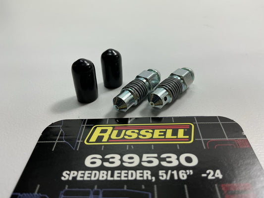 Russell 639530 Speed Bleeder 5/16-24 Thread 1'' Overall Length, 2 Pcs