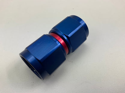 Russell 640010 Swivel Coupler Adapter Red / Blue -8AN Straight Fitting