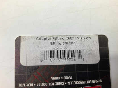 Russell 640690 3/8'' NPT Male X 3/8'' SAE Quick-Disconnect Male Adapter Fitting