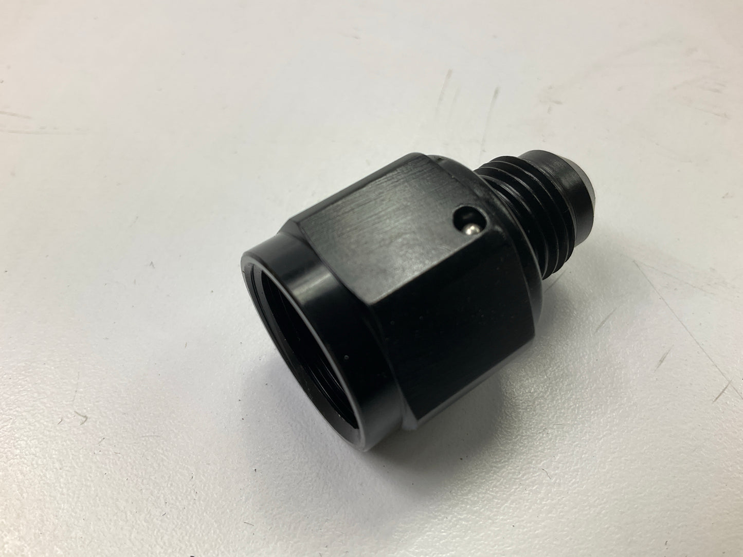 Russell 660023 8AN Female - 6AN Male B-Nut Flare Reducer Adapter Fitting Coupler