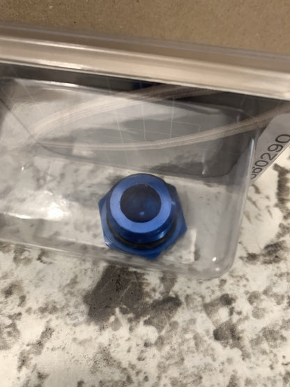 Russell 660290 Adapter Plug Fitting Straight Thread Anodized -10AN