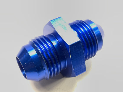 Russell 660360 Blue Anodized Aluminum -8AN Flare Union Adapter