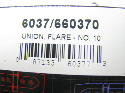 Russell 660370 Blue Anodized Aluminum -10AN Flare Union Adapter