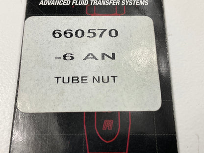 Russell 660570 6AN To 3/8'' Tube Nut Adapter Fitting With Blue Finish - Pair