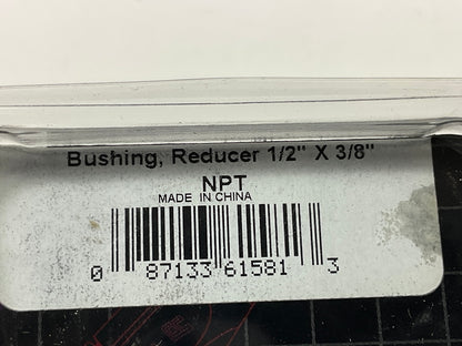 Russell 661580 Blue Aluminum 1/2'' Male To 3/8'' Female Pipe Bushing Reducer