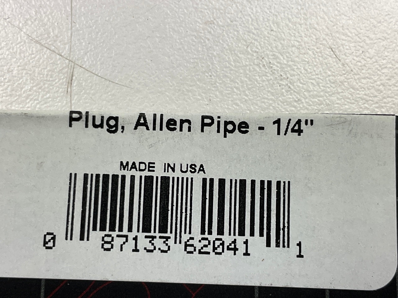 Russell 662040 Blue Anodized Aluminum 1/4'' Allen Socket Pipe Plug - 2 Pack