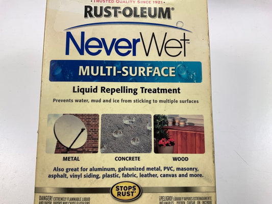 Rust-Oleum NeverWet Multi Surface Liquid Repelling Treatment, Never Wet, No Rust