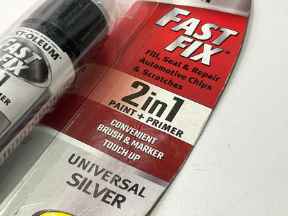 Rust-Oleum Fast Fix Touch Up Paint Universal Silver 2-in-1 Paint + Primer