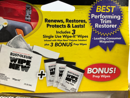 Rust-Oleum 353616 Wipe New Trim Restorer Wipe-on Applicator,  3 FL Oz