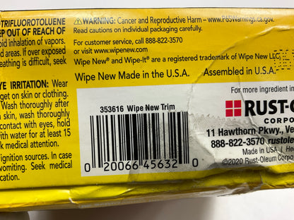 Rust-Oleum 353616 Wipe New Trim Restorer Wipe-on Applicator,  3 FL Oz
