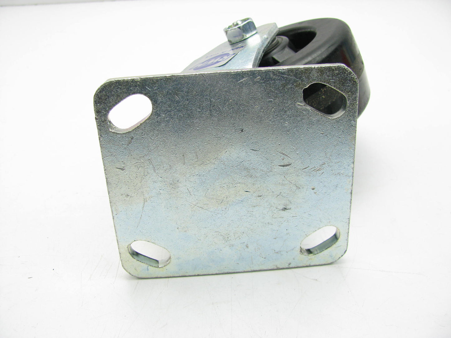 Kingpinless Plate Caster, Swivel, Phenolic, 1000 Lbs, 5'' Wheel Dia. RWM 53CF30