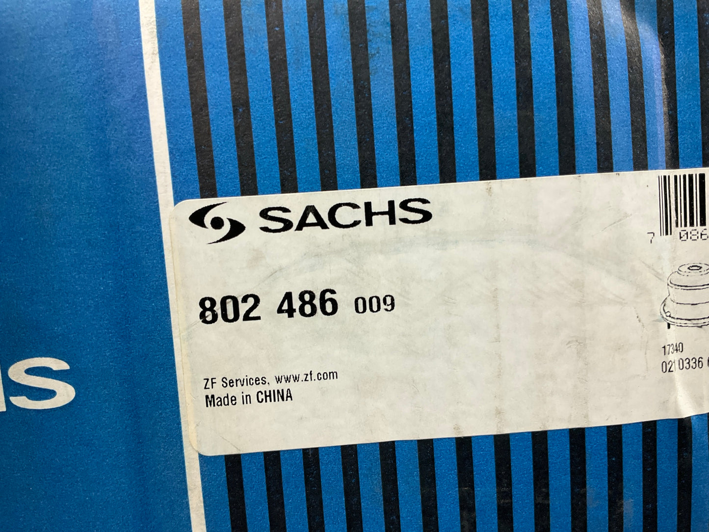 (2) Sachs 802 486 Front Suspension Strut Mount