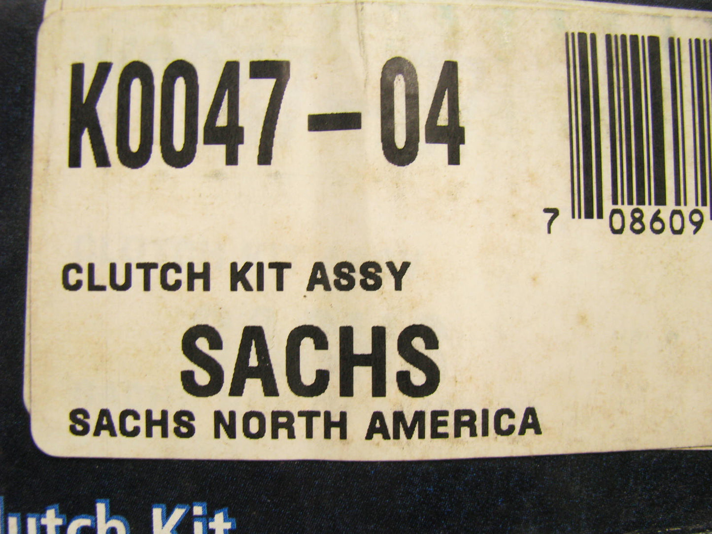 Sachs K0047-04 Clutch Kit 1983-1984 Ford Ranger 1984 Ford Bronco II