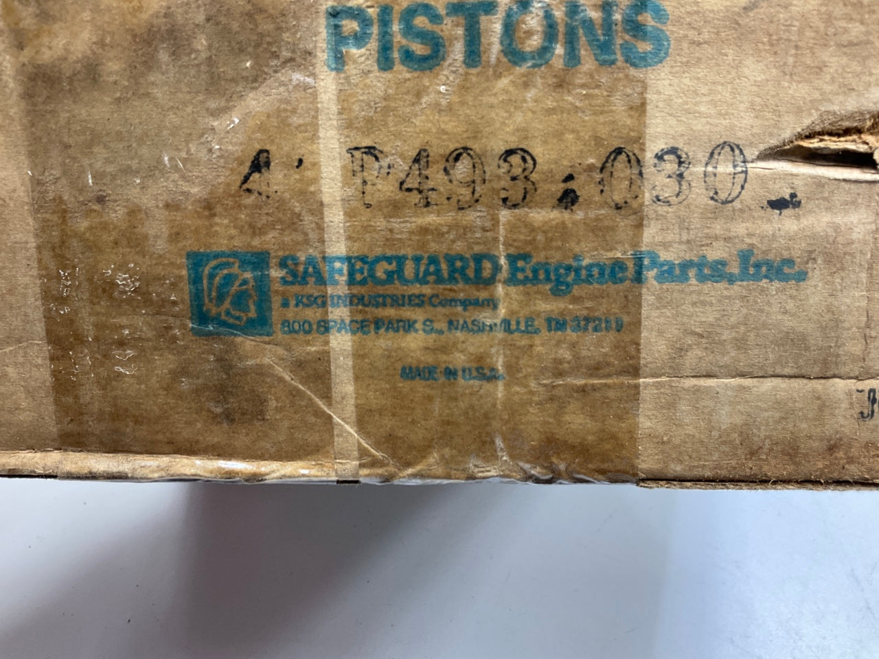 (4) Safeguard P493-030 Engine Piston .030'' For 1979-1981 Pontiac 2.5L-L4