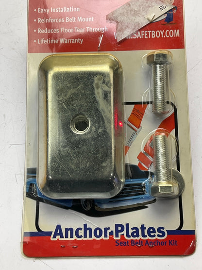 Safetboy SBHP Seat Belt Flat Reinforcement Anchor Plate Mounting Set