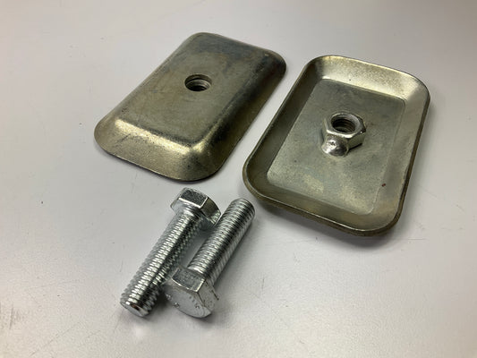 MISSING WASHERS - Safe-T-Boy STBSBHP Seat Belt Anchor Plates With Bolts