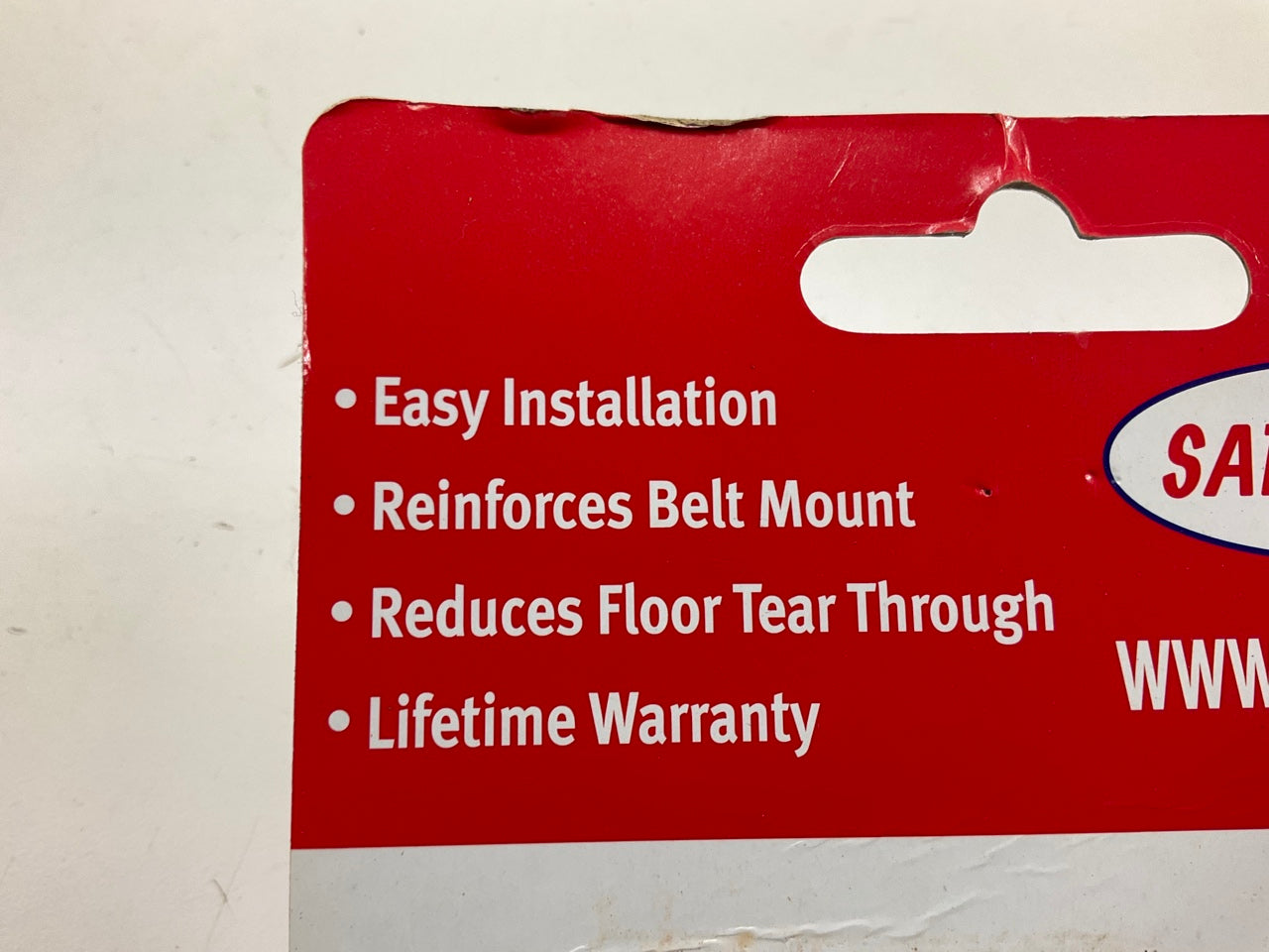 Safe-T-Boy STBSBHP Seat Belt Anchor Plates With Bolts